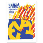 Eva Skateboards Skända Skateshoppen Poster